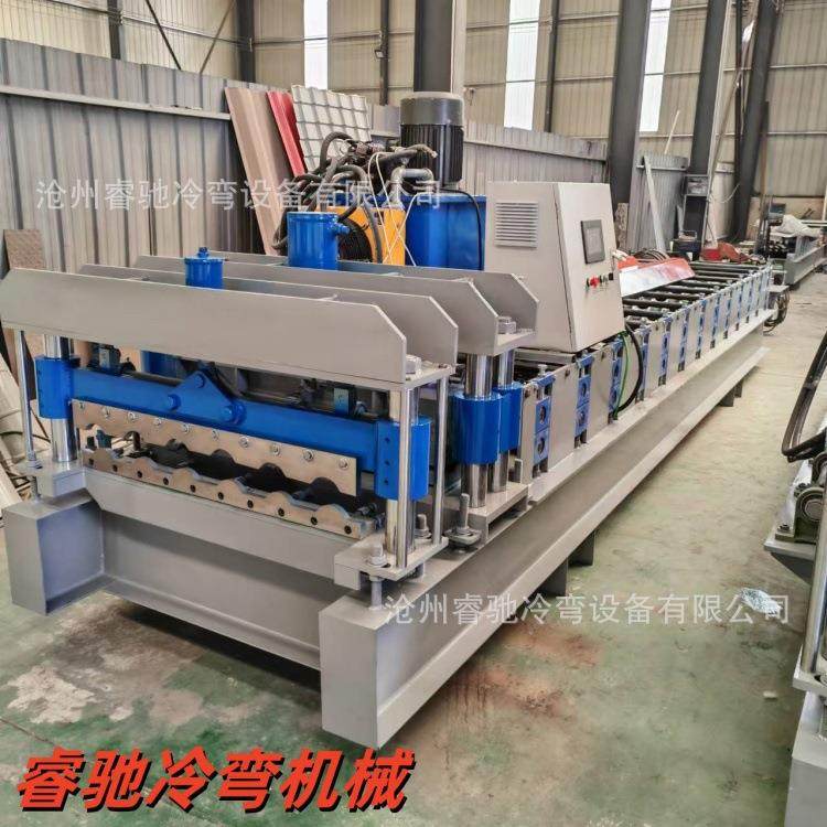新型仿树脂琉璃瓦压瓦机伞齿轮传动800竹节琉璃瓦冷弯成型设备,淘宝优惠券,粉丝福利购,淘宝优惠卷