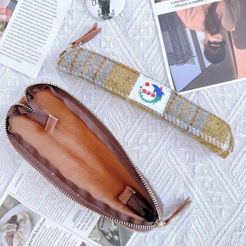 维迪纳钢笔袋新羊绒粗呢签字笔袋桌面笔盒商务用品电容笔保护,淘宝优惠券,粉丝福利购,淘宝优惠卷