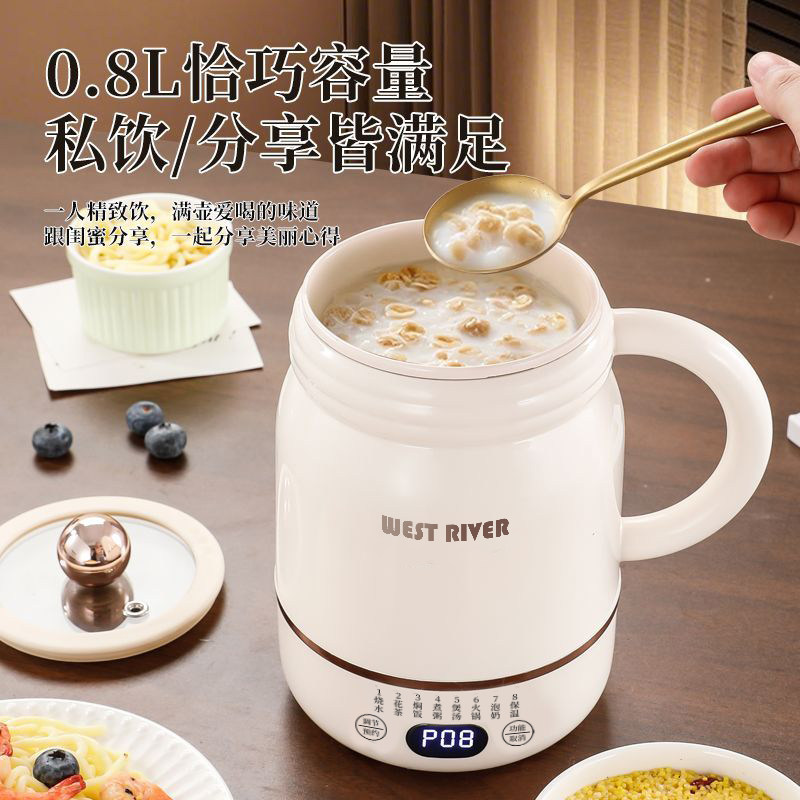 德国新款电炖杯加热牛奶办公室一人食小型烧水养生保温一体电煮锅,淘宝优惠券,粉丝福利购,淘宝优惠卷