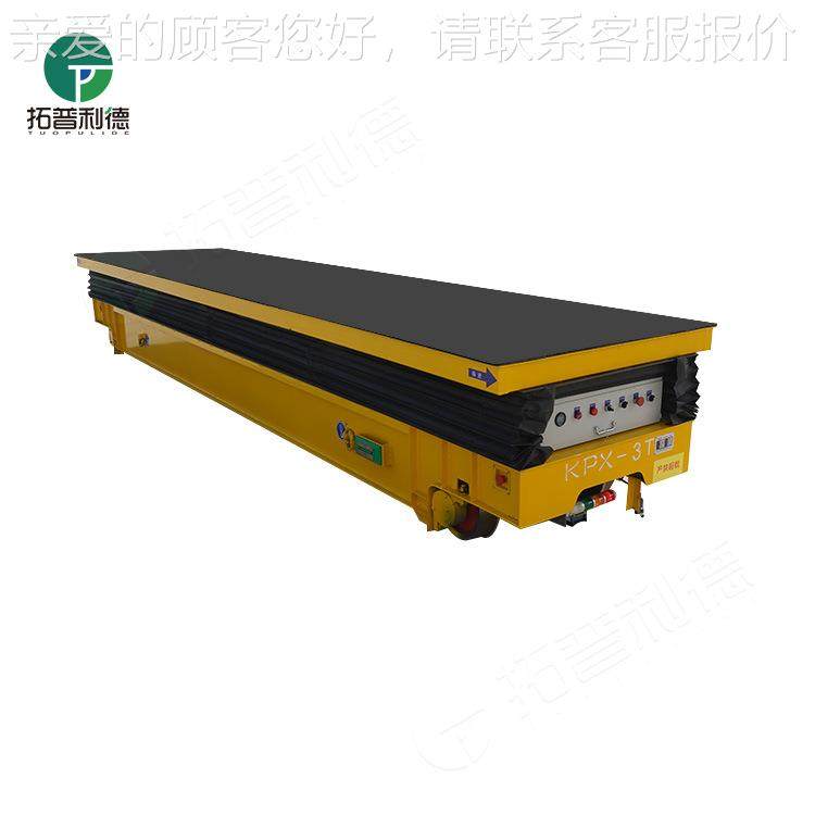 地轨车L型轨道平车公用工施现场设备转运车4平0吨电工动平SOS板程 - 图3