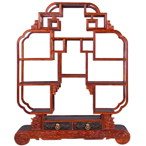 Стойка Bogu из красного дерева, бытовой шкаф из цельного дерева, кислое корневище, шкаф для гостиной, винный шкаф, чайная стойка, чайный шкаф, павильон Duobao, стеллаж для хранения