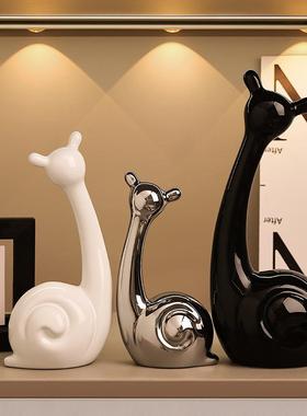 轻奢高档家居饰品摆件高端大气客厅餐边柜电视柜酒柜装饰乔迁礼物