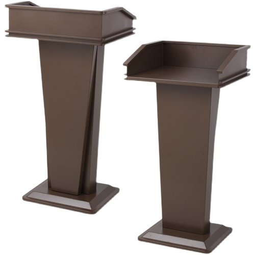 不锈钢演讲台高档酒店玫瑰金礼宾台商场接待台导购咨询台教室讲桌 - 图3