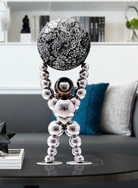 宇航员轻奢摆件创意办公桌客厅玄关酒柜卧室家居装饰定制开学礼品