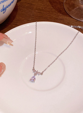 人鱼之泪吊坠项链女时尚百搭