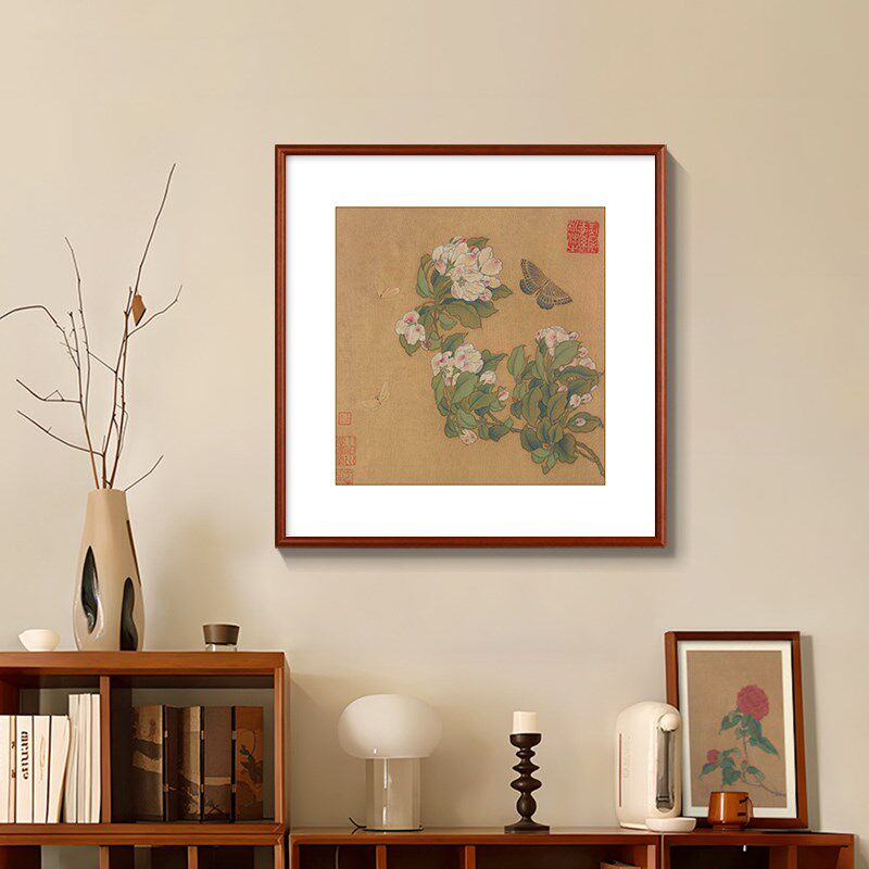 宋代鸟斗方装饰画名家国画客厅沙发背景墙书房茶室玄关挂画,淘宝优惠券,粉丝福利购,淘宝优惠卷