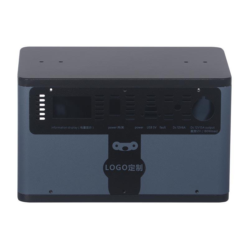 Cnc hardware stamping and bending parts home appliances sheet metal chassis equipment metal boxes outdoor mobile power supply casing