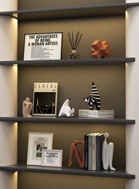 现代时尚高级感小众摆件客厅玄关酒柜软装饰品雕塑艺术品人物摆设