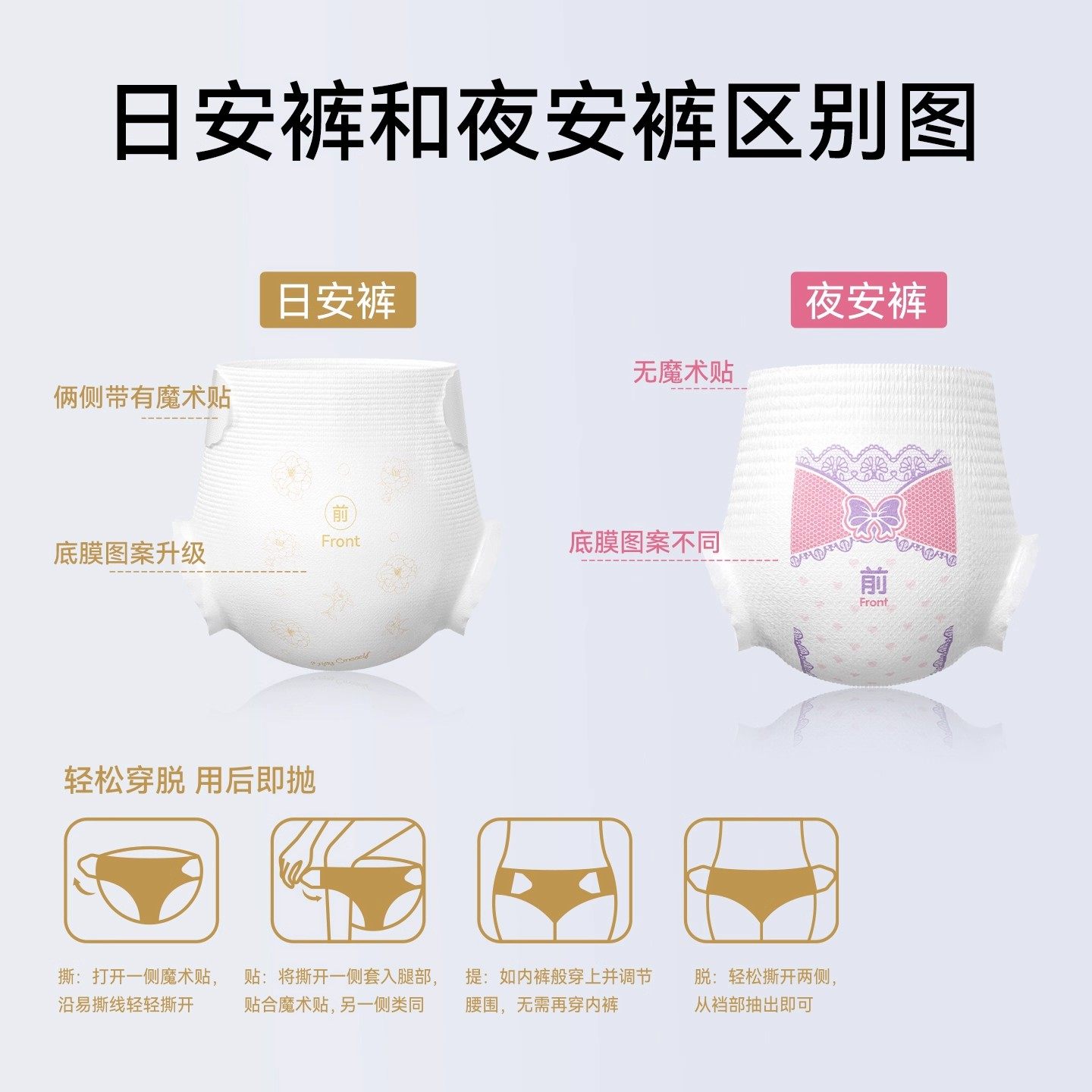 【新客尝鲜】宜婴红花山茶日用安心裤安睡裤经期用撕贴日安裤,淘宝优惠券,粉丝福利购,淘宝优惠卷