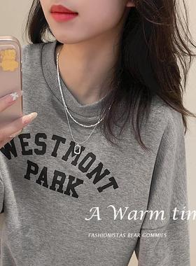 碎银子镜框项炼高级感秋冬毛衣炼轻奢锁骨炼2025年新款爆款