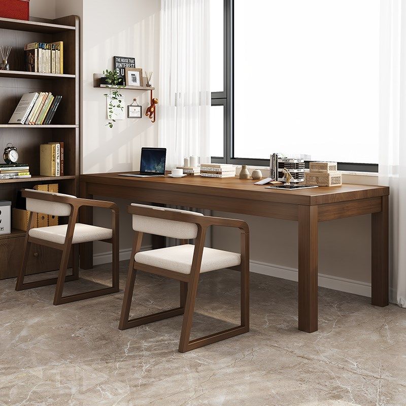床边桌实木书桌带抽屉收纳家用卧室学习电脑桌靠墙桌子写字工作台,淘宝优惠券,粉丝福利购,淘宝优惠卷