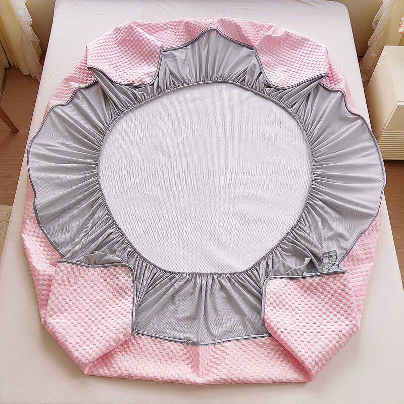 可水洗加厚夏季冰丝豆豆凉感凉席防滑床笠床罩上三件套小学生席子,淘宝优惠券,粉丝福利购,淘宝优惠卷