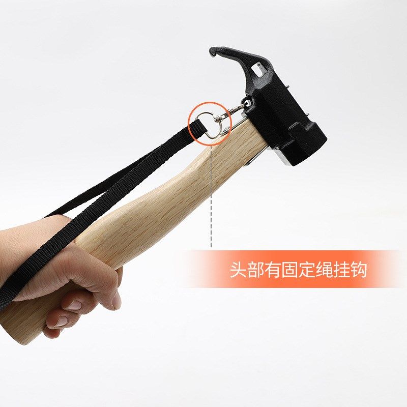 户外野营地钉锤子木柄铜锤营钉锤榔头野外敲击锤拔钉器铁锤虎鲨锤,淘宝优惠券,粉丝福利购,淘宝优惠卷