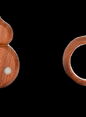 乌檀木葫芦黄铜风铃门铃正北方位招财门对门镜对门2024大门朝西