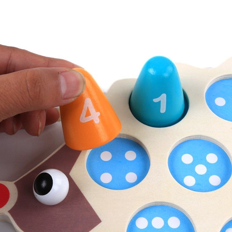 儿童小刺猬学数数记忆益智互动桌面游戏逻辑思维训练智力亲子玩具,淘宝优惠券,粉丝福利购,淘宝优惠卷
