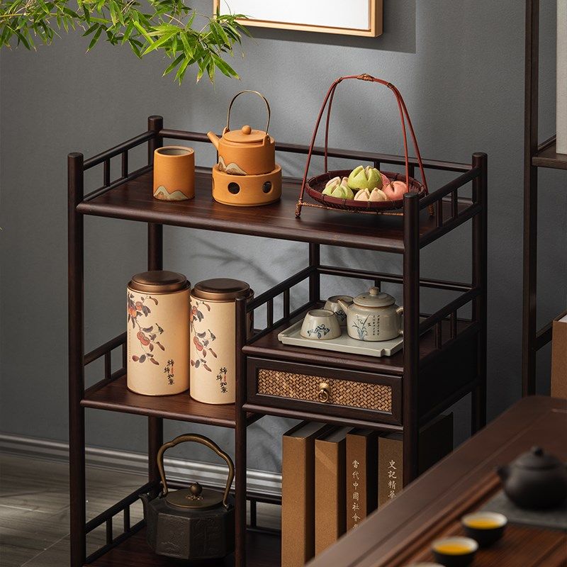 餐边柜茶水柜置物架茶柜中式客厅办公室靠墙客厅茶桌侧边储物柜,淘宝优惠券,粉丝福利购,淘宝优惠卷
