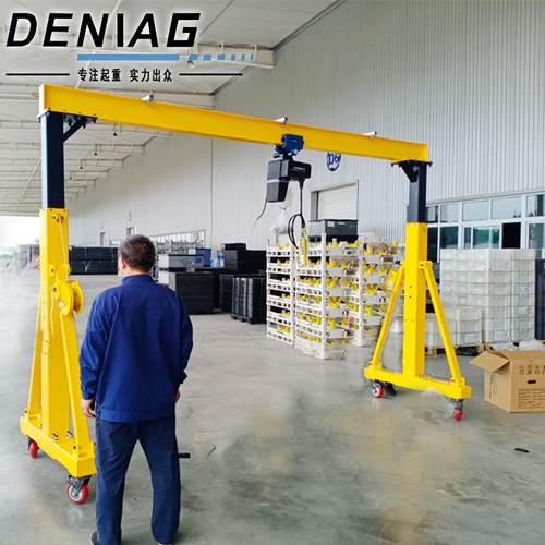 厂家直供移动式龙门架手推移动升降龙门架简易龙门吊 - 图1