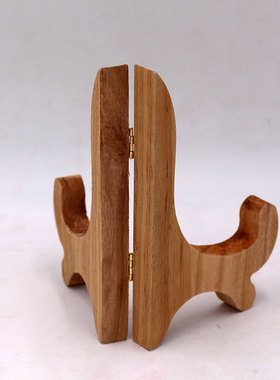 天然香樟木小托架 桌面摆设实木板画底座支架小工艺礼品