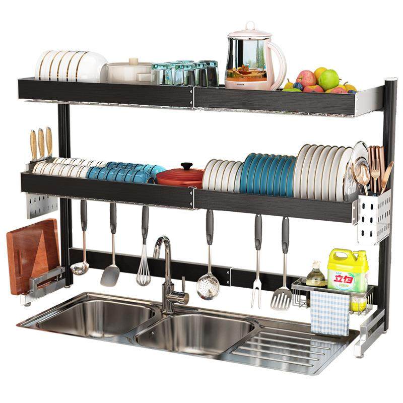 大尺寸可伸缩厨房水槽置物架加长放碗架碗盘沥水架水池碗碟收纳架,淘宝优惠券,粉丝福利购,淘宝优惠卷