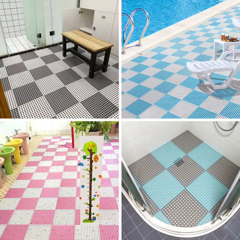 浴室防滑垫房洗澡隔水垫家用大号拼接镂空垫子厕所地垫,淘宝优惠券,粉丝福利购,淘宝优惠卷