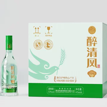 泸州旗下醉清风清香纯粮白酒475ML[69元优惠券]-寻折猪