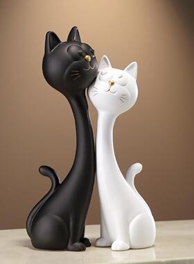 轻奢高兔档红色植绒子视摆件电年柜酒柜DT+JB情装饰品客厅玄关结