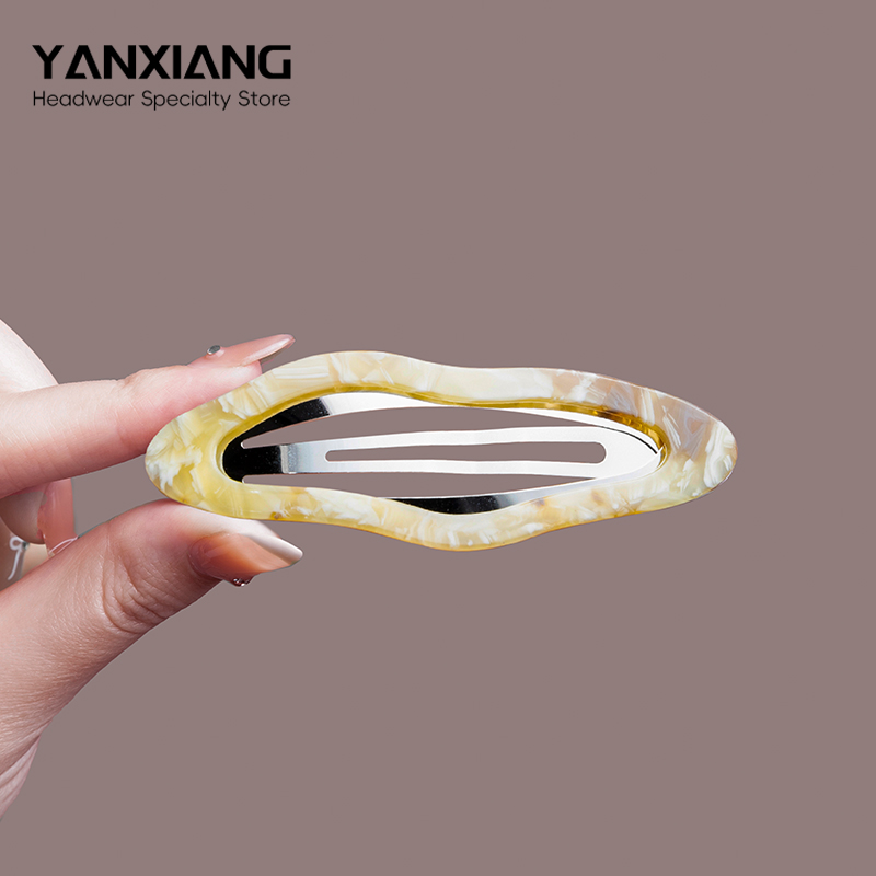 妍象韩系云朵碎发夹边夹侧边后脑勺大发卡子2025新款高端醋酸bb夹 - 图3