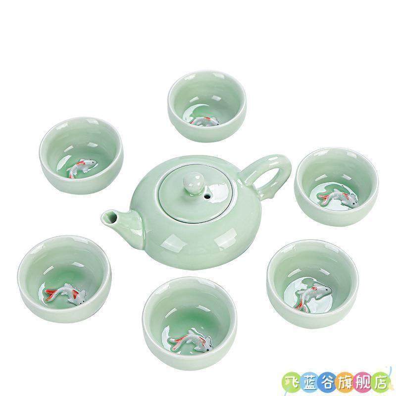 迷你小茶壶儿童功夫茶具微型袖珍茶壶茶盘套装陶瓷家居小摆耐看,淘宝优惠券,粉丝福利购,淘宝优惠卷