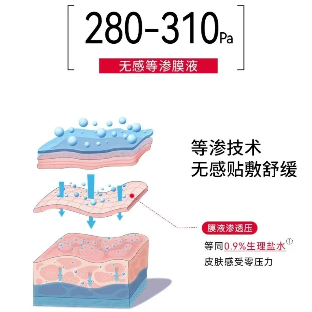 珀芙研集中舒缓修护面膜 修红退红补水保湿轻盈贴敷缓解不适 - 图2