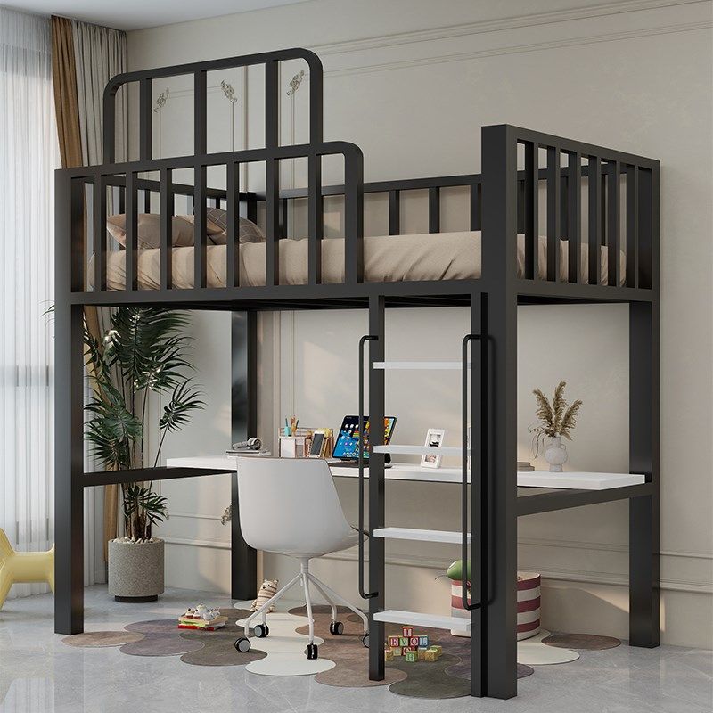 l高架床上床下桌床书桌一体小户型上床下空单上层高低床,淘宝优惠券,粉丝福利购,淘宝优惠卷