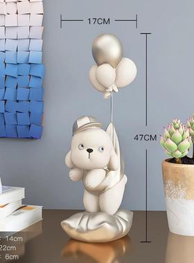 创意狗公仔客厅桌面摆件家居装饰品玄关电视柜酒柜摆设品乔迁礼物