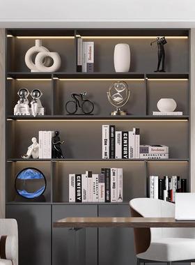 摆件办公室现代桌酒柜装饰品轻奢高档客厅家居电视柜子高级感陶瓷