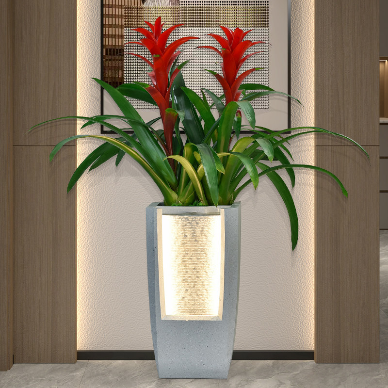 客厅玄关流水喷泉现代家居装饰盆办公室落地盆景循环水,淘宝优惠券,粉丝福利购,淘宝优惠卷