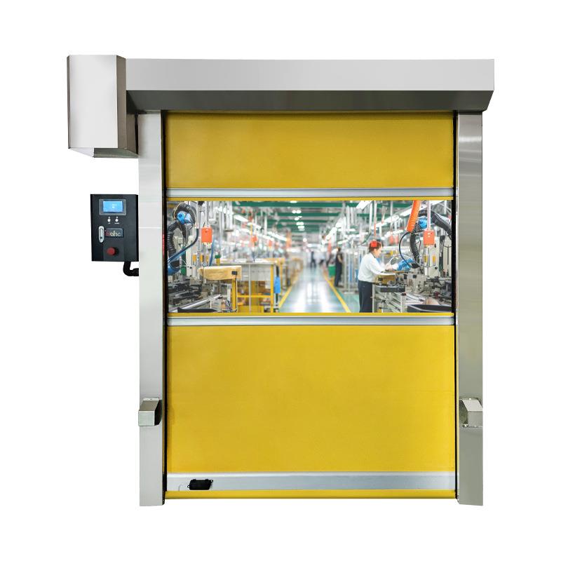 AGV robot-linked automatic rolling door thermal insulation and moisture-proof mechanical arm protective door intelligent equipment fast rolling door
