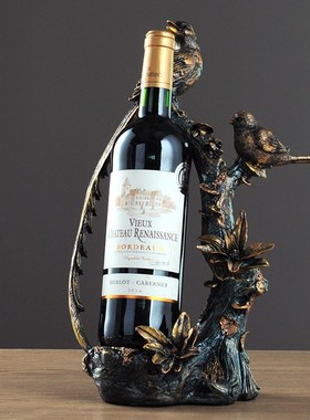 欧式红酒架摆件创意家居新房子摆台酒柜软装饰品乔迁新居开业新品