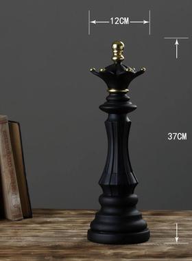 美式覆古家居饰品国际象棋装饰摆饰软装配饰客厅办公书桌工艺礼品