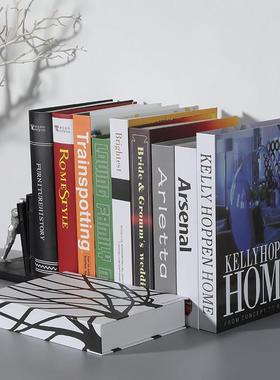 简约现代中式假书彷真书装饰品摆设创意家居客厅书套模型书本摆件