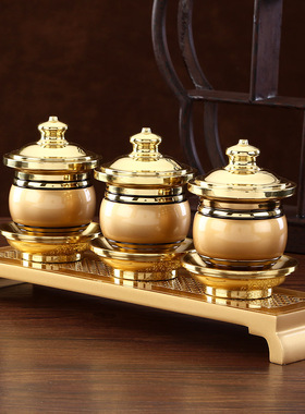 纯铜贡台 圣水杯案台 金钱案桌 供杯台座 水杯底座 供水桌 供台