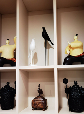 新中式国潮太极创意人物抽象艺术摆件玄关客厅酒柜办公室装饰礼品