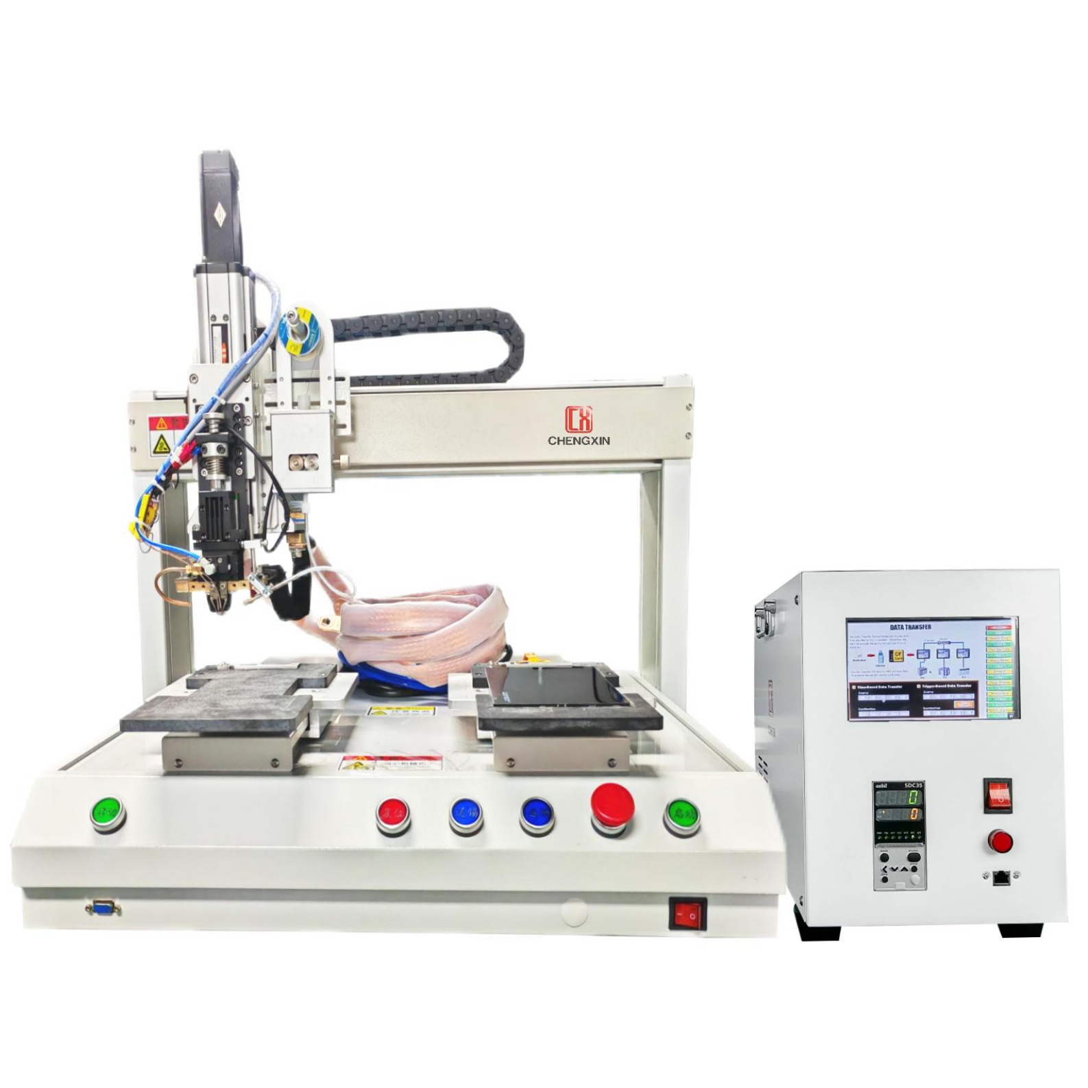 承信 脉冲热压机 fpc软排线哈巴焊锡机PCB板双工位脉冲热压机 - 图2