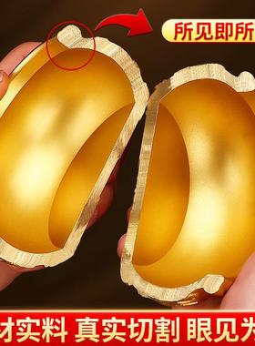 聚宝盆摆件招财聚财纯黄铜实心家用客厅家居存钱罐办公室店铺开业