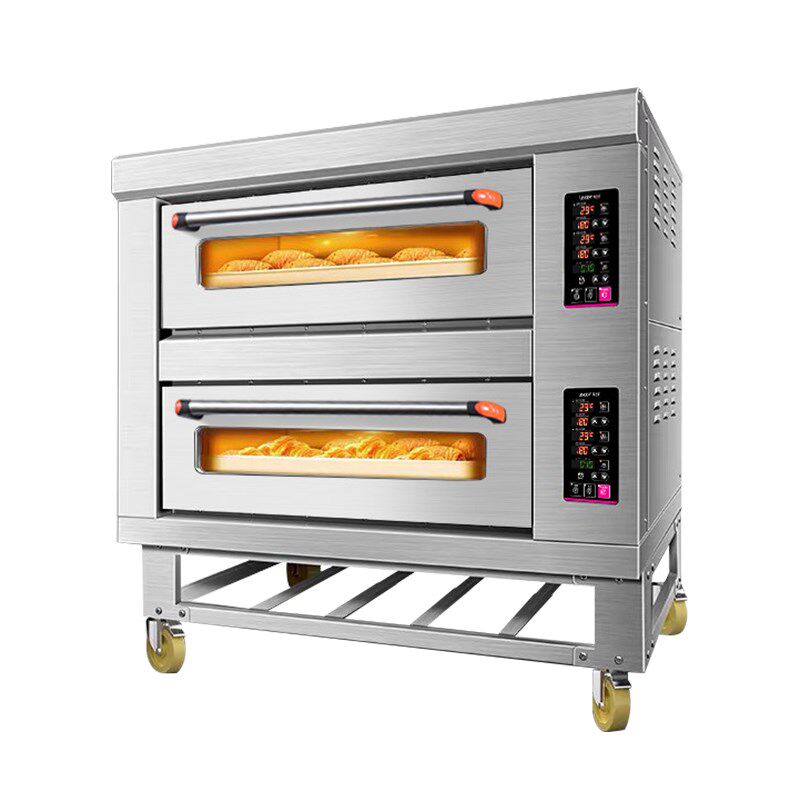 电烤箱商用二层四盘蒸汽烤炉 大型欧包店设备全,淘宝优惠券,粉丝福利购,淘宝优惠卷