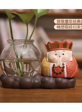 创意款西游记人物树脂摆件家居茶几桌面装饰品汽车车载中控台摆件