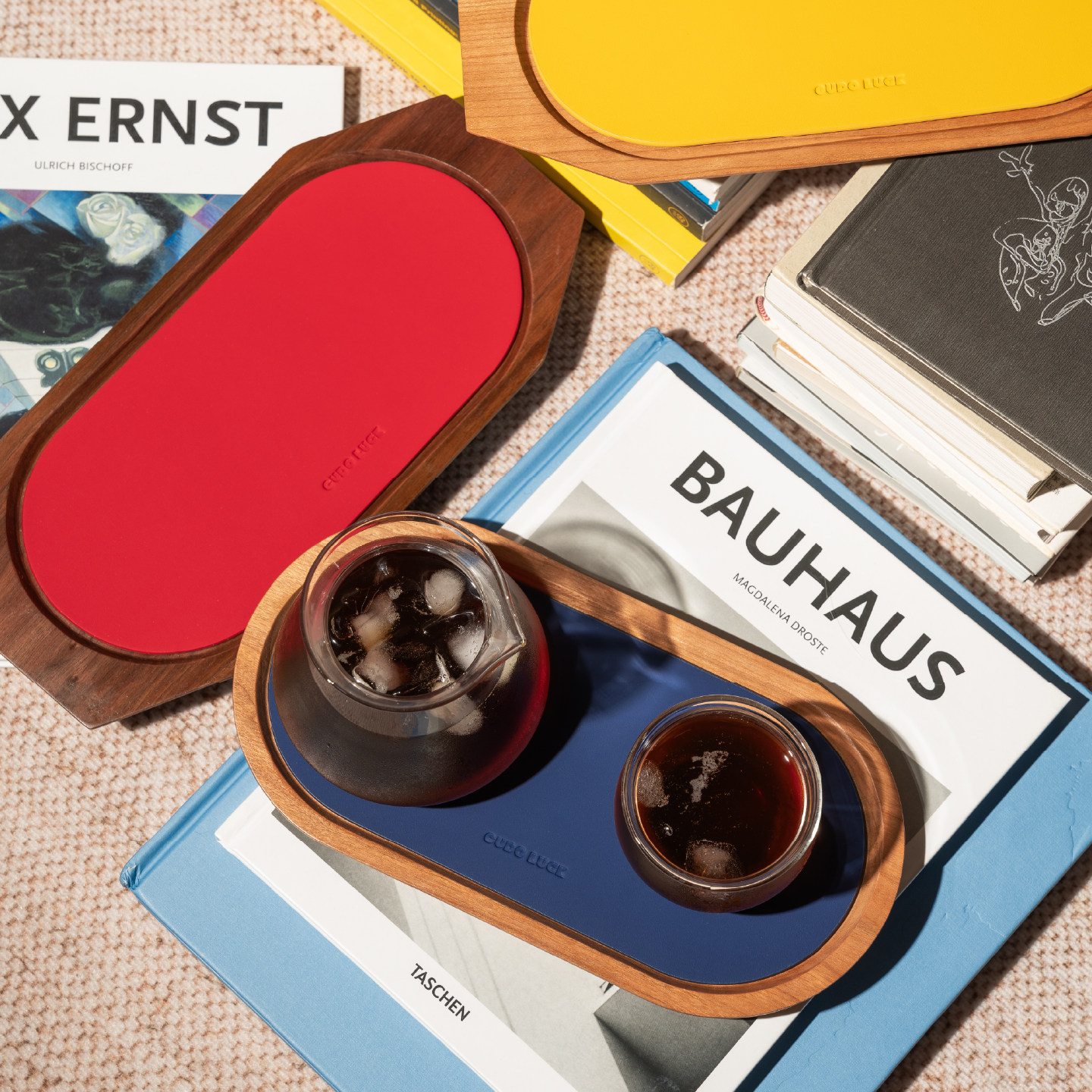 【新年礼赠】中古包豪斯实木托盘咖啡托盘柚木黑胡桃收纳盘餐盘,淘宝优惠券,粉丝福利购,淘宝优惠卷