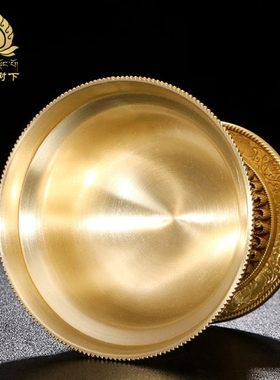 供水杯供杯慧宝铜家用供水碗七供杯高脚敬水杯大号单支口径15cm