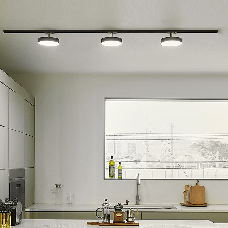 现代超亮ld轨道灯 万向三色家用商场办公室护眼明装散光,淘宝优惠券,粉丝福利购,淘宝优惠卷