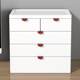 Desktop storage box cabinet a4 paper file office desk dormitory cosmetics storage rack small drawer storage box