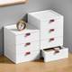 Desktop storage box cabinet a4 paper file office desk dormitory cosmetics storage rack small drawer storage box