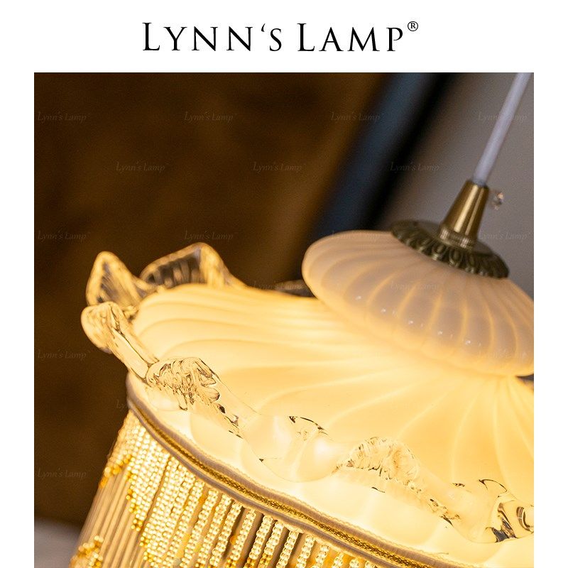 Lynns立意 中古美式宫廷小吊灯 餐厅玄关法式流苏衣帽间玻璃床头,淘宝优惠券,粉丝福利购,淘宝优惠卷
