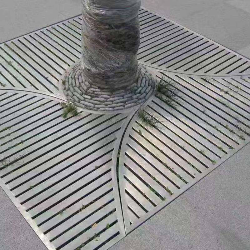 不锈钢树篦子树池盖板防水防压园林树木美化颜色尺寸均可咨询 - 图0